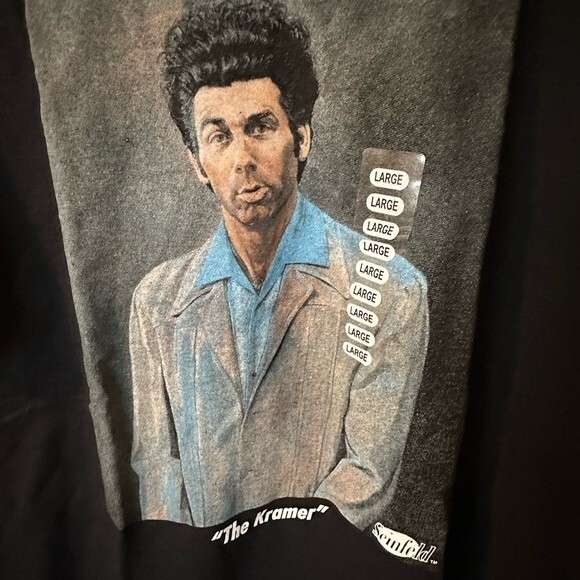 NWT Men’s The Kramer Seinfeld T Shirt - Large - Picture 2 of 5